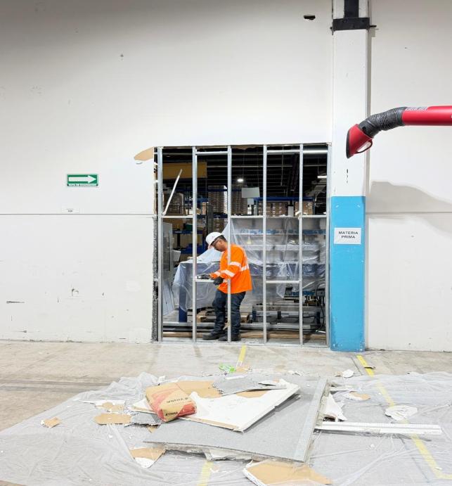 Adecuaciones de muro block — G. Monte Industrial Solutions