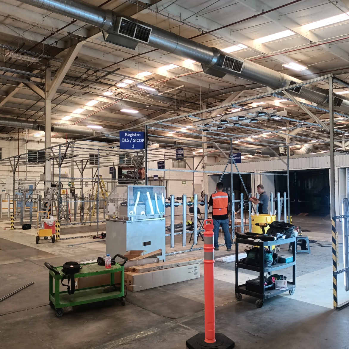 Montaje industrial en sitio de GMonte Industrial